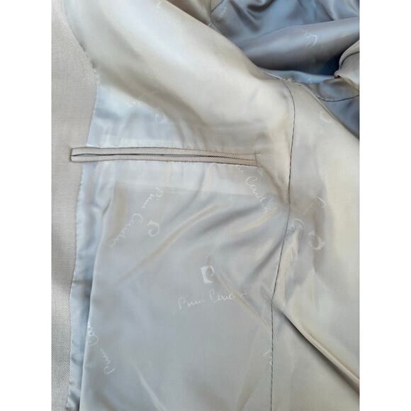 EUC Pierre Cardin Tan Camel Blazer Sport Coat 44R 2 Button Classic Suit Jacket - Picture 7 of 8